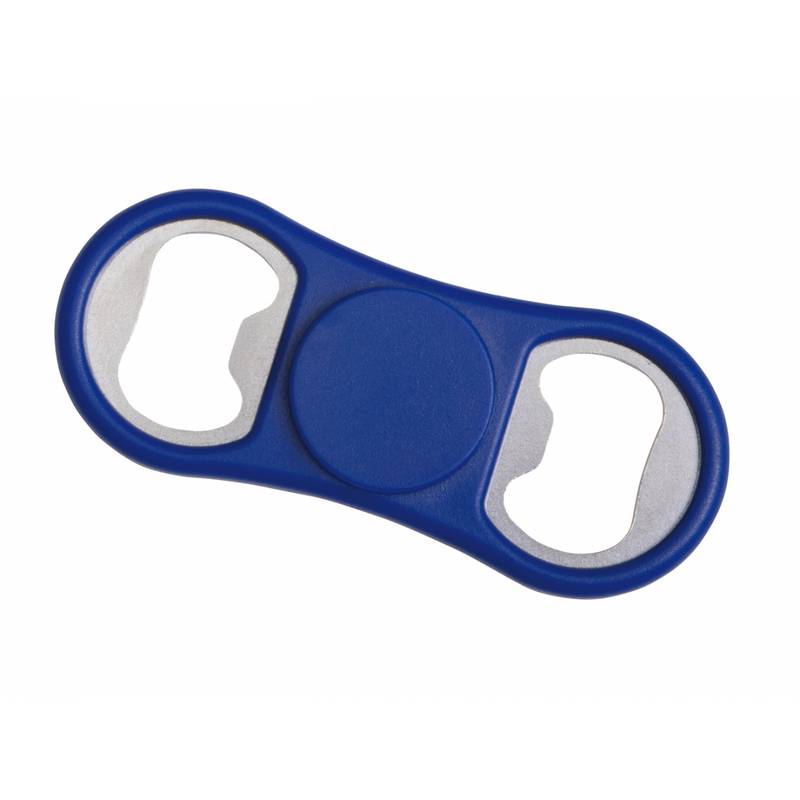 KARATE dva otvíráky na lahve ve tvaru spinneru, modrá KARATE dva otvíráky na lahve ve tvaru spinneru, modrá